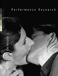 Front cover of Performance Research: Volume 29 Issue 5 - On Breath